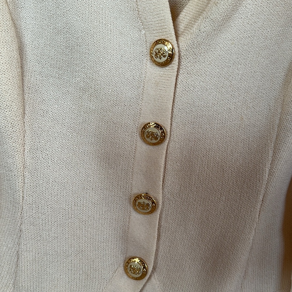 St. John Sweater Jacket With Button Down Front. - image 4